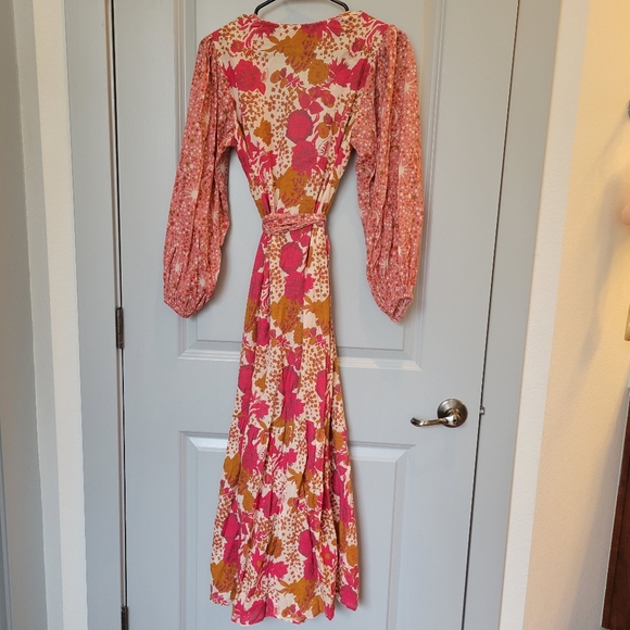 Flavia Wrap Maxi Dress - Picture 2 of 9